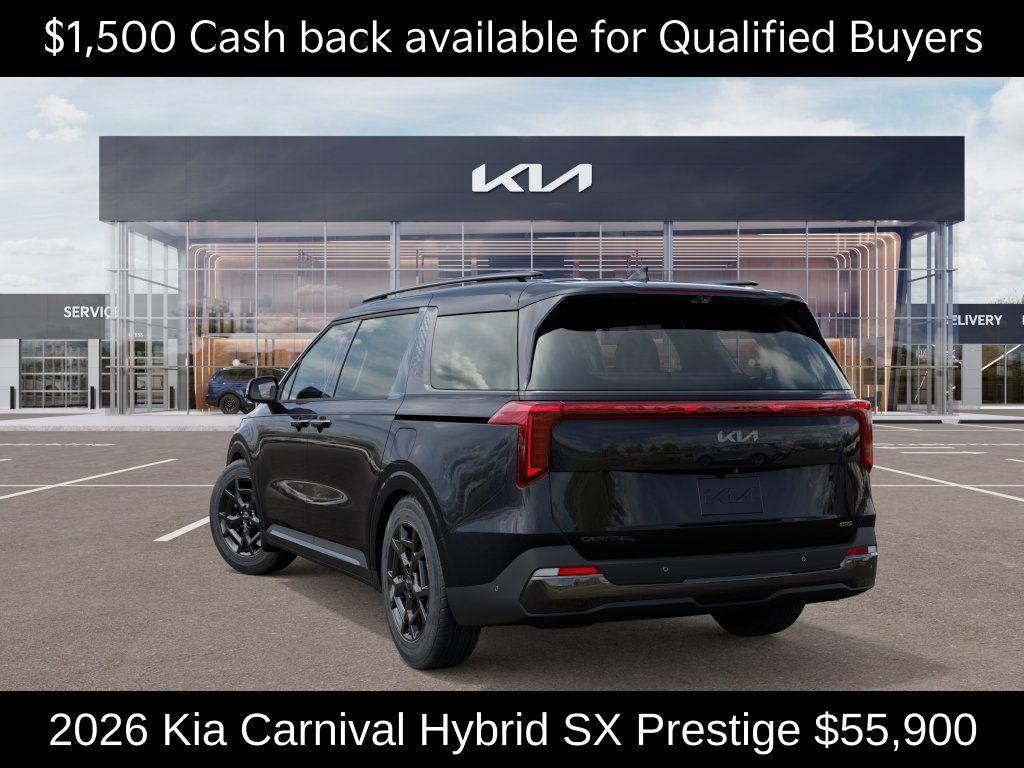 new 2026 Kia Carnival Hybrid car, priced at $55,900