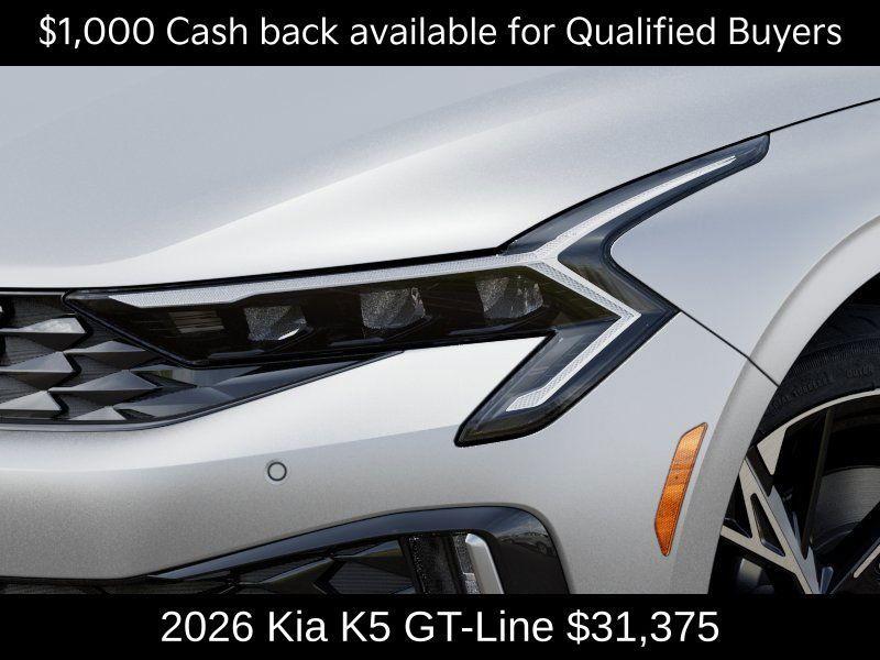 new 2026 Kia K5 car, priced at $31,375