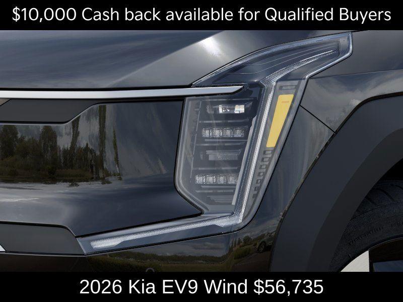 new 2026 Kia EV9 car, priced at $56,735