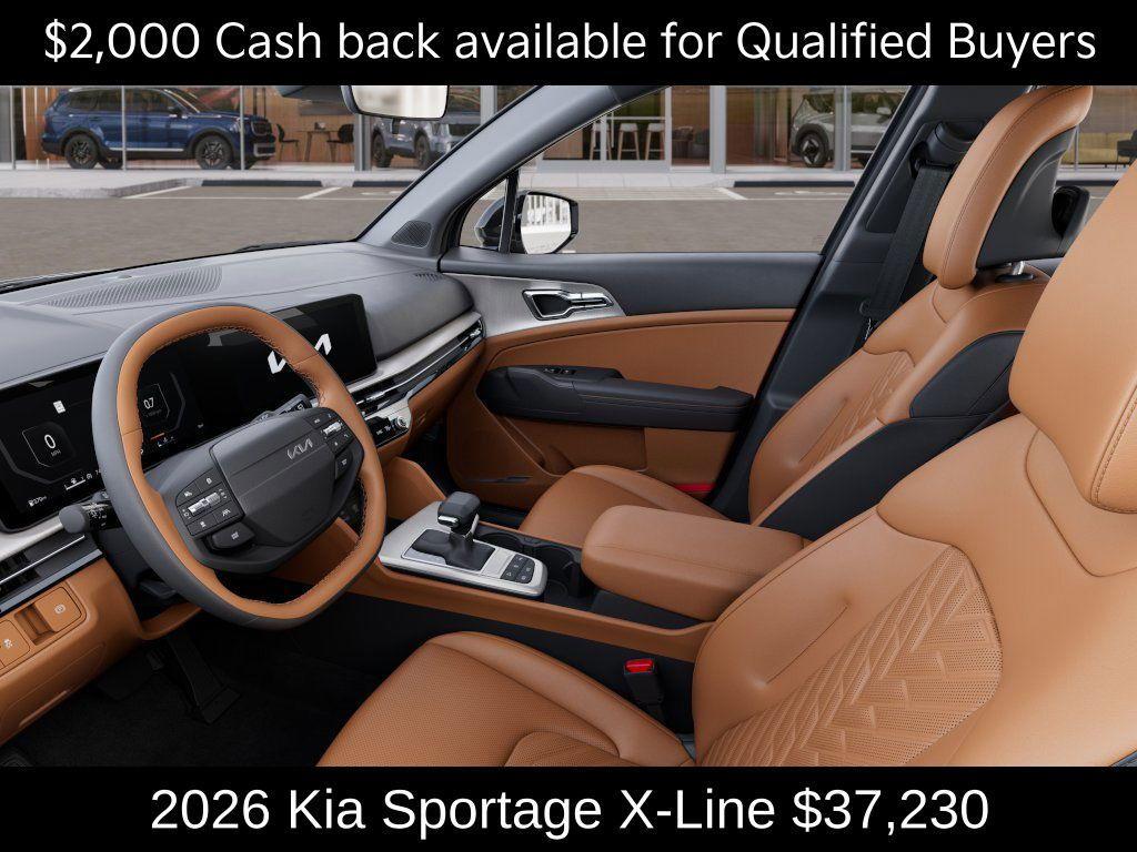 new 2026 Kia Sportage car, priced at $37,230