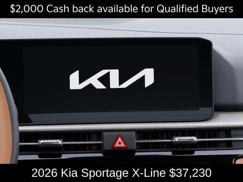 new 2026 Kia Sportage car, priced at $37,230