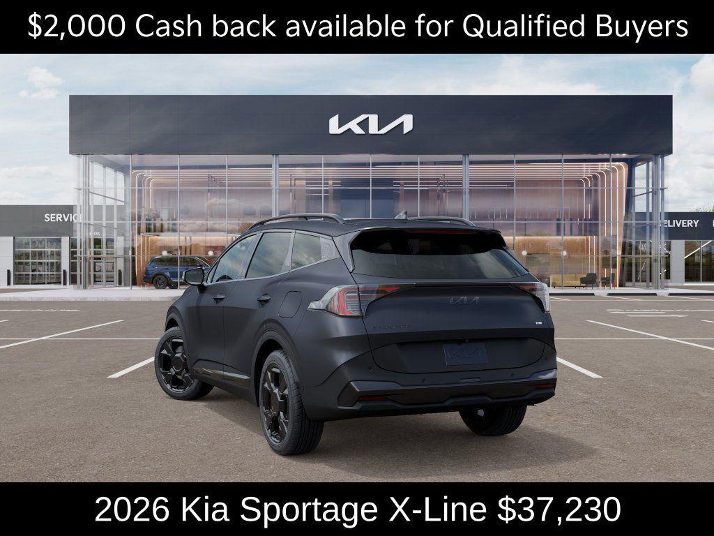 new 2026 Kia Sportage car, priced at $37,230