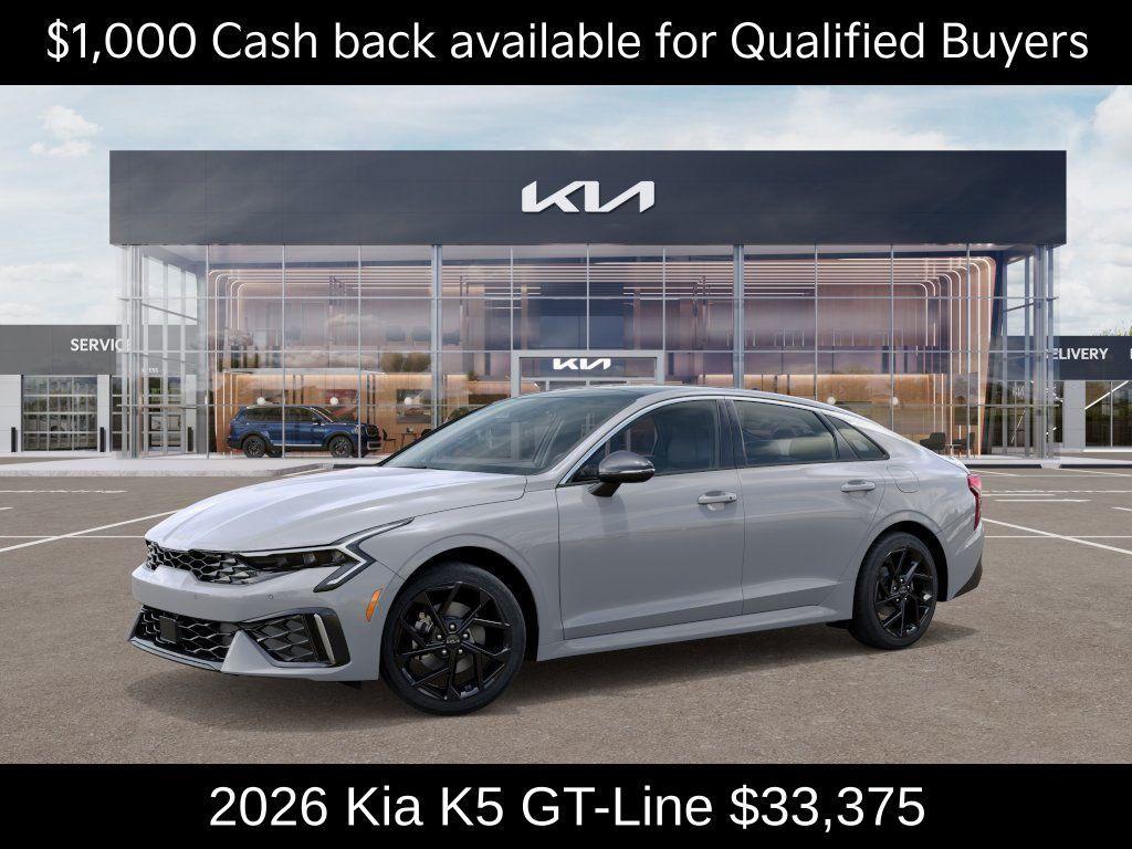new 2026 Kia K5 car, priced at $33,375