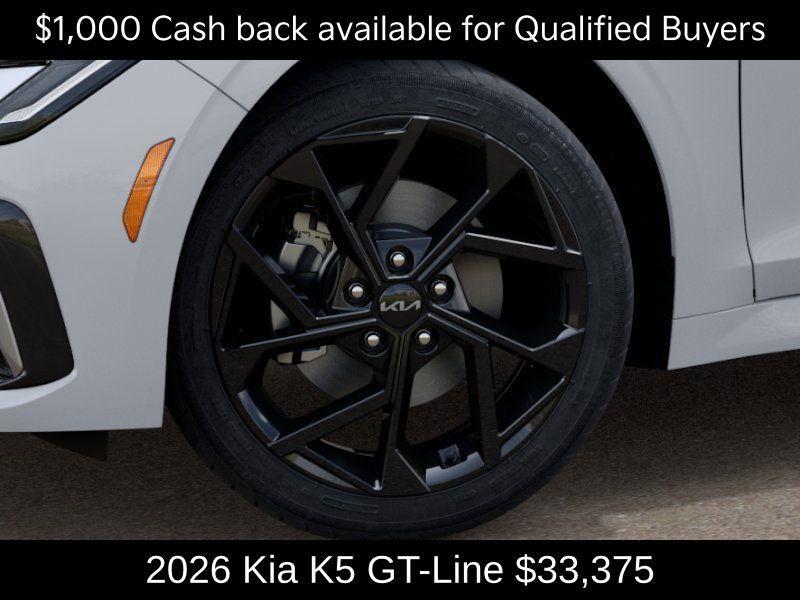 new 2026 Kia K5 car, priced at $33,375