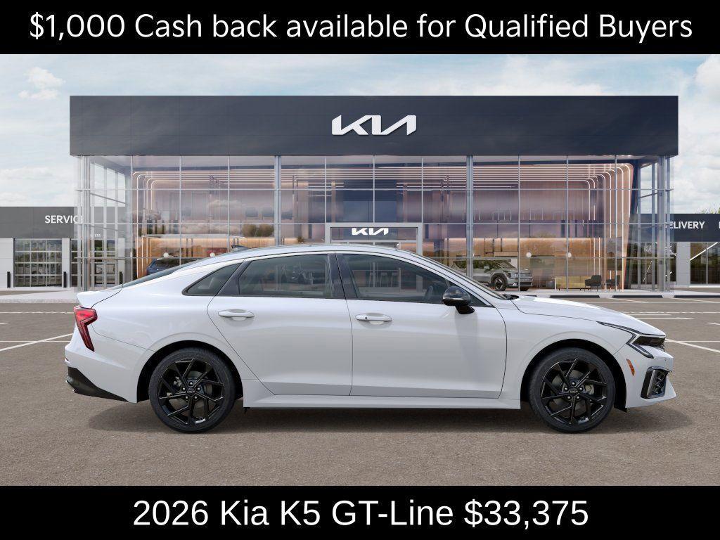 new 2026 Kia K5 car, priced at $33,375