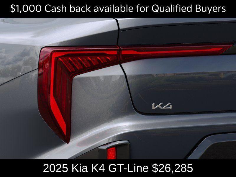 new 2025 Kia K4 car, priced at $26,285