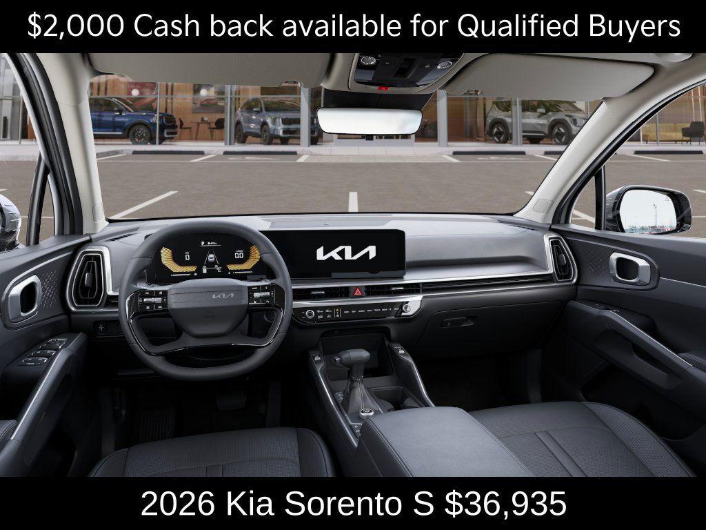 new 2026 Kia Sorento car, priced at $36,935