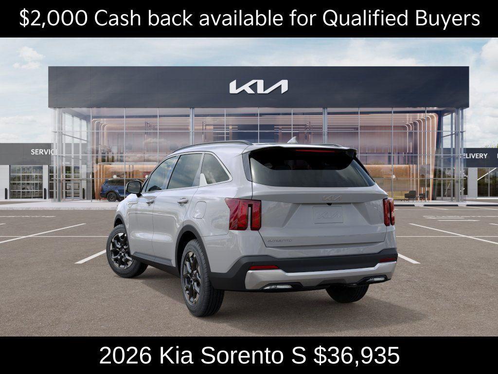 new 2026 Kia Sorento car, priced at $36,935