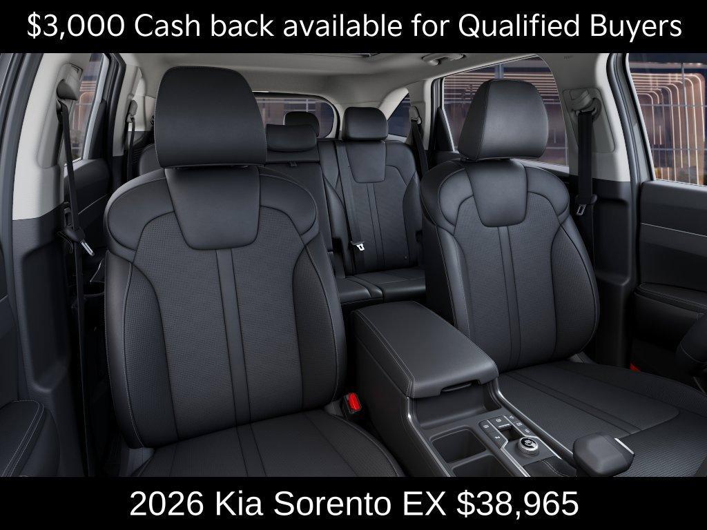 new 2026 Kia Sorento car, priced at $38,965