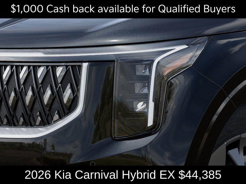 new 2026 Kia Carnival Hybrid car, priced at $44,385
