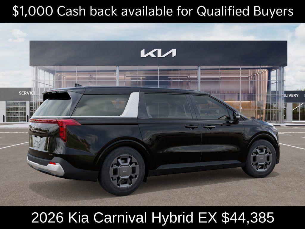 new 2026 Kia Carnival Hybrid car, priced at $44,385