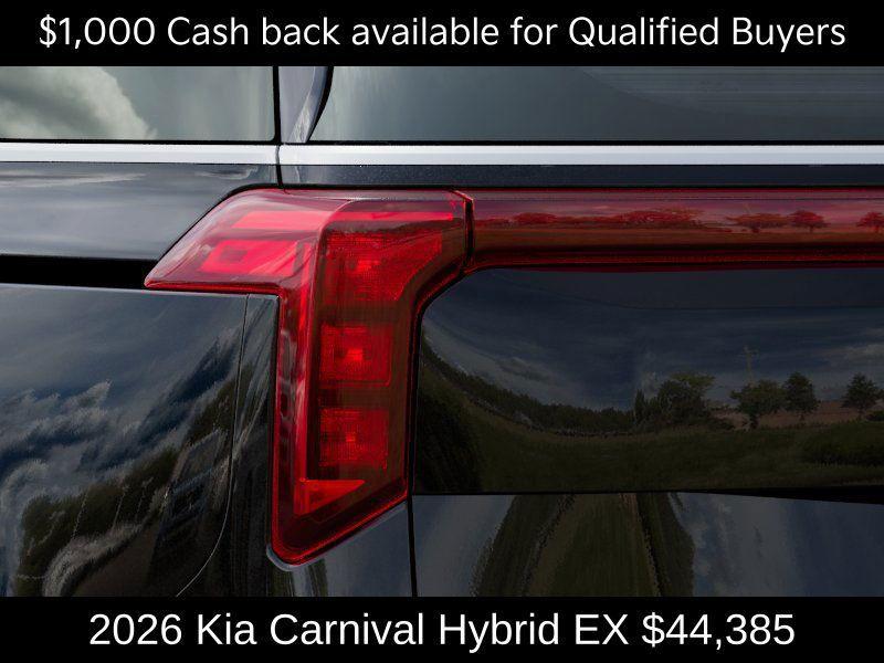 new 2026 Kia Carnival Hybrid car, priced at $44,385