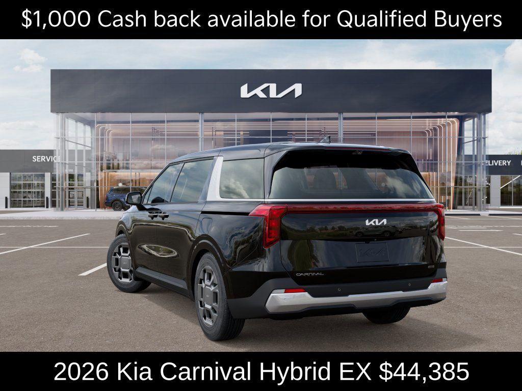 new 2026 Kia Carnival Hybrid car, priced at $44,385