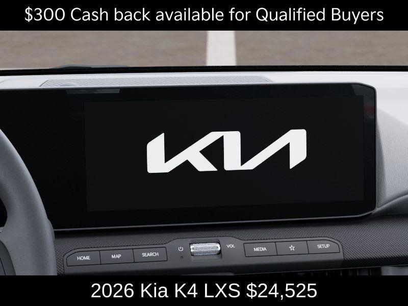 new 2026 Kia K4 car, priced at $24,525