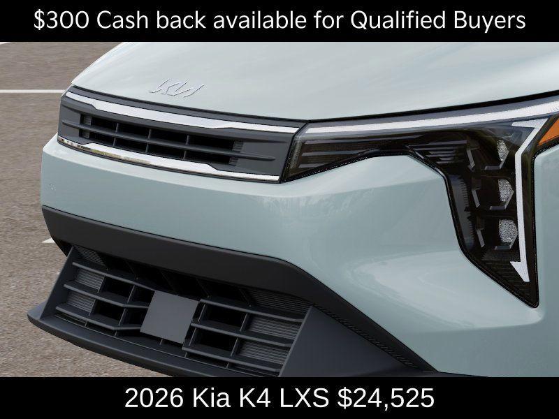 new 2026 Kia K4 car, priced at $24,525
