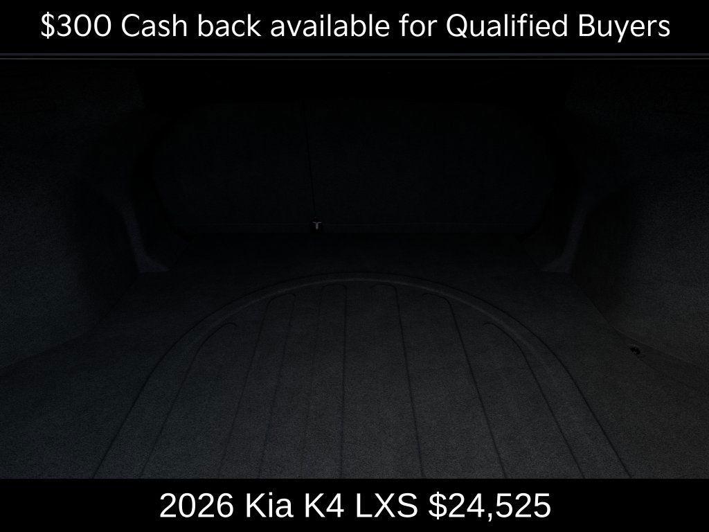 new 2026 Kia K4 car, priced at $24,525