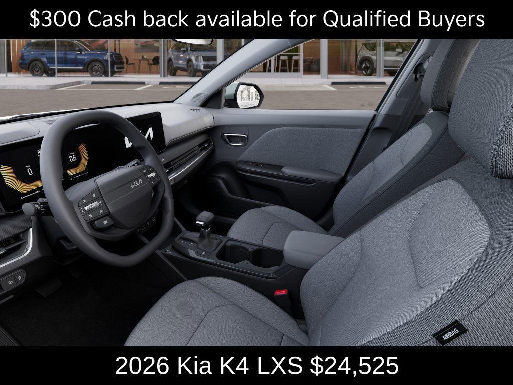 new 2026 Kia K4 car, priced at $24,525
