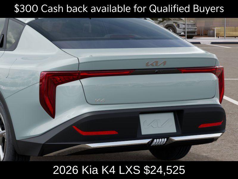 new 2026 Kia K4 car, priced at $24,525