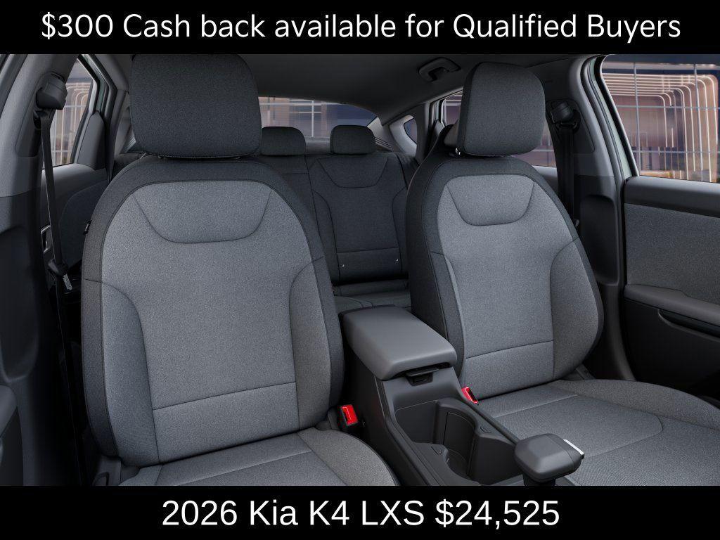 new 2026 Kia K4 car, priced at $24,525