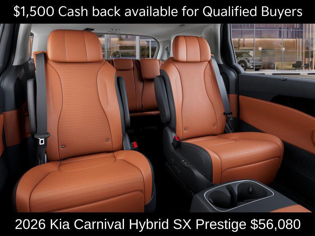 new 2026 Kia Carnival Hybrid car, priced at $56,080
