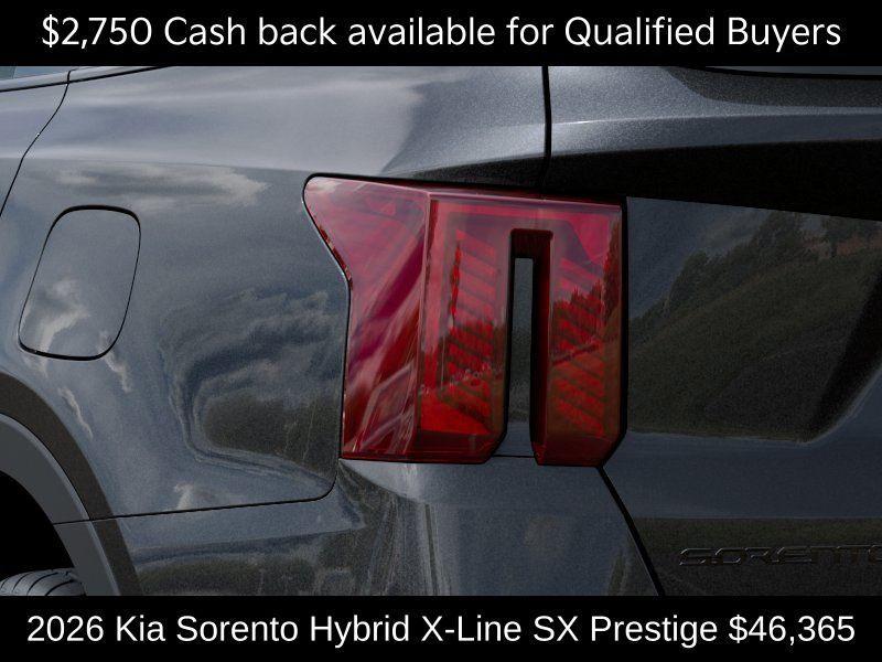 new 2026 Kia Sorento Hybrid car, priced at $46,365