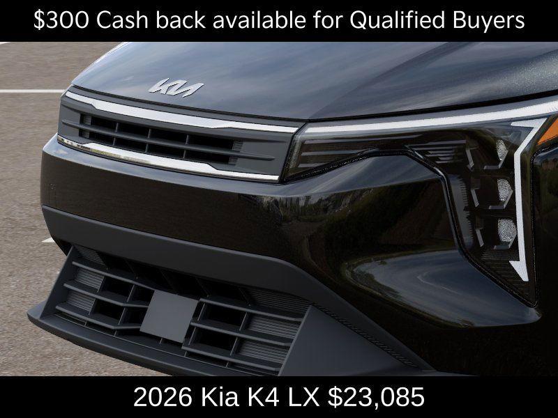 new 2026 Kia K4 car, priced at $23,085