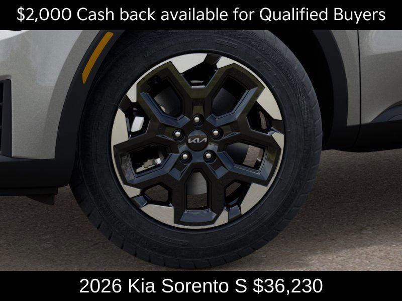 new 2026 Kia Sorento car, priced at $36,230