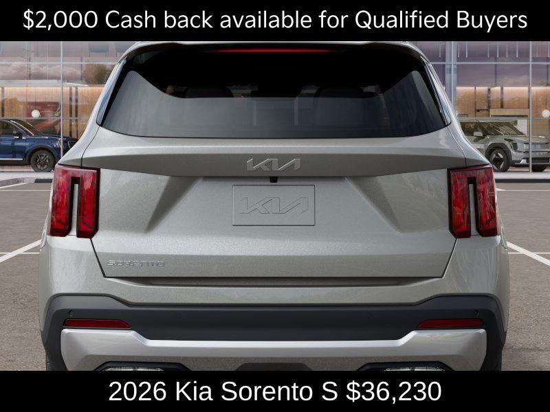 new 2026 Kia Sorento car, priced at $36,230