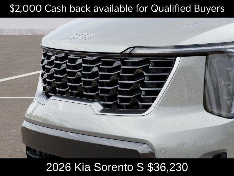 new 2026 Kia Sorento car, priced at $36,230