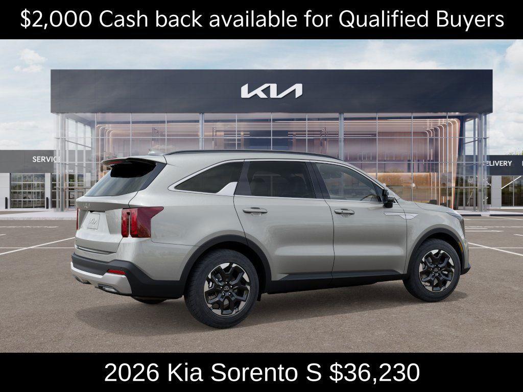 new 2026 Kia Sorento car, priced at $36,230
