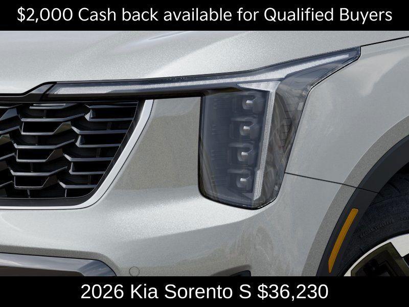new 2026 Kia Sorento car, priced at $36,230