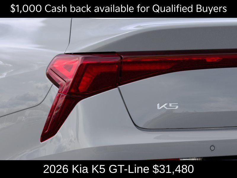 new 2026 Kia K5 car, priced at $31,480