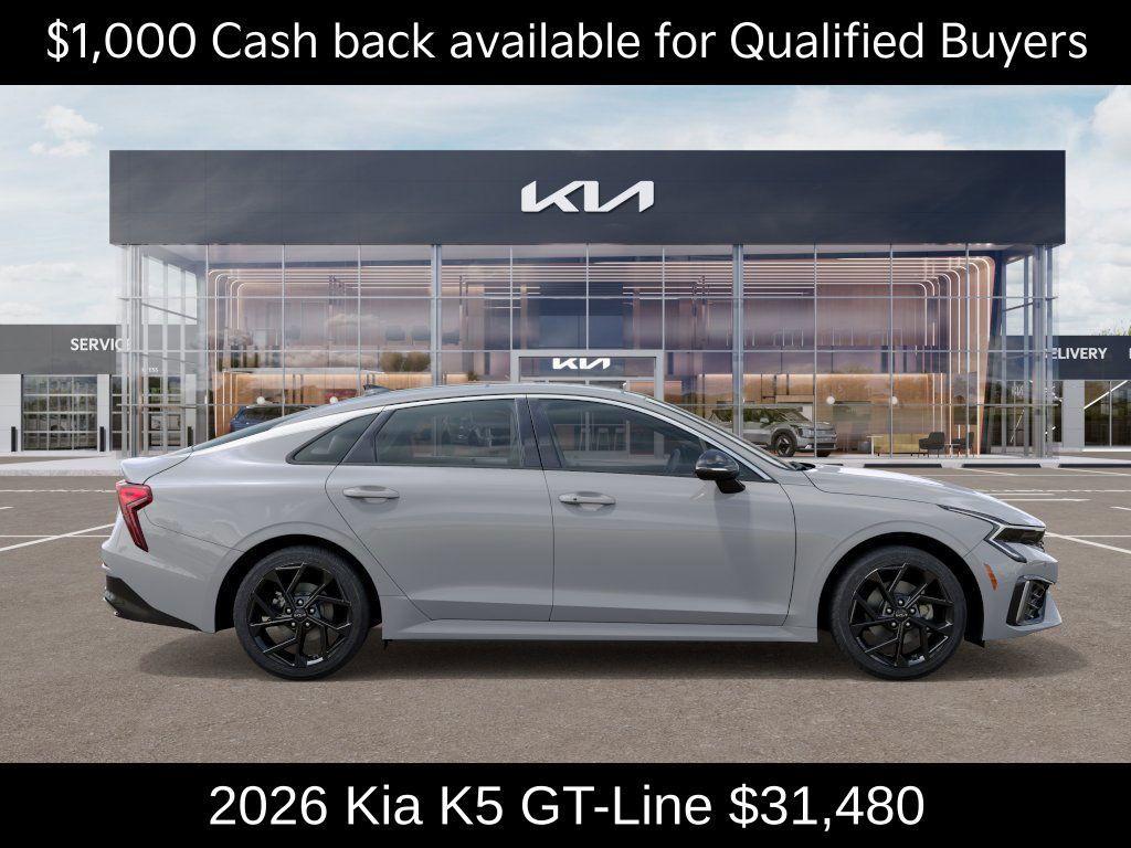 new 2026 Kia K5 car, priced at $31,480