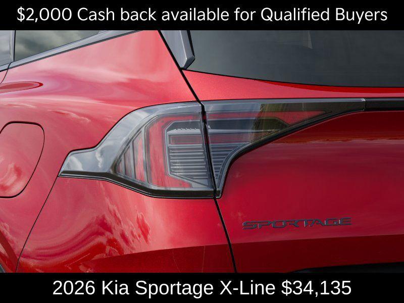 new 2026 Kia Sportage car, priced at $34,135