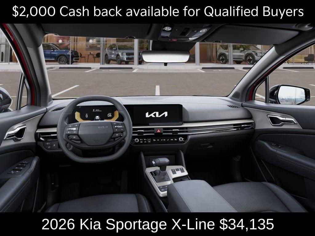 new 2026 Kia Sportage car, priced at $34,135