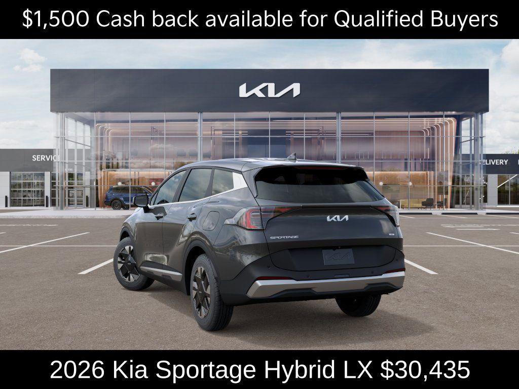 new 2026 Kia Sportage Hybrid car, priced at $30,435