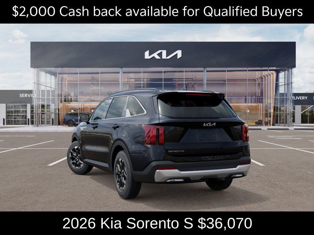 new 2026 Kia Sorento car, priced at $36,070