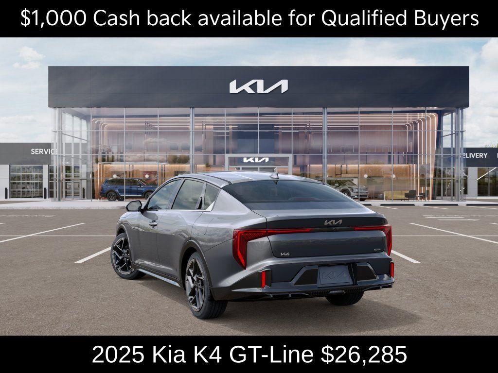 new 2025 Kia K4 car, priced at $26,285