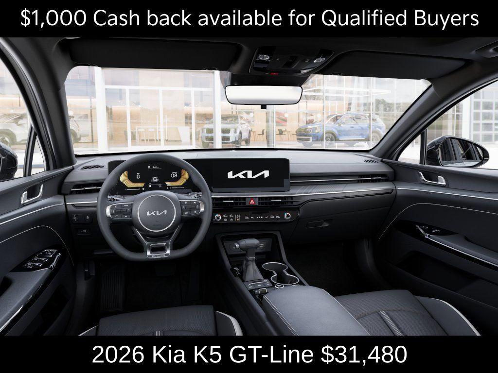 new 2026 Kia K5 car, priced at $31,480