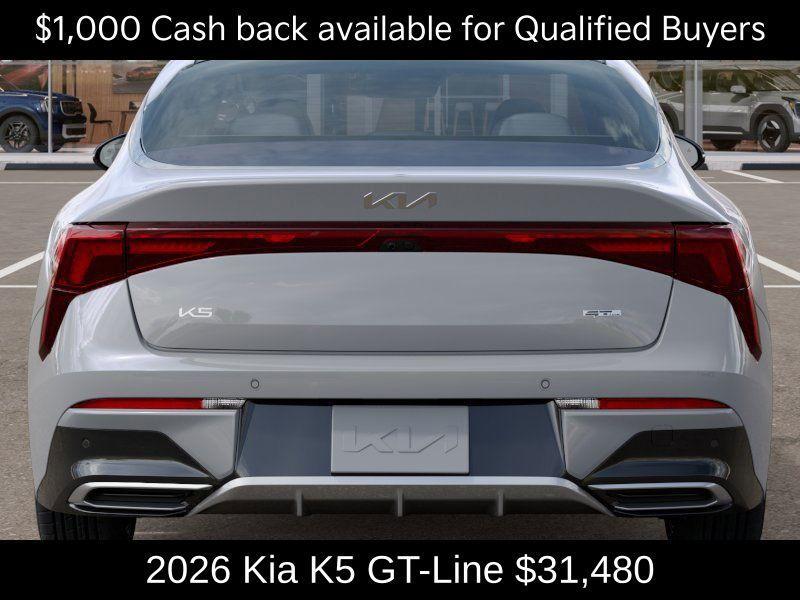new 2026 Kia K5 car, priced at $31,480