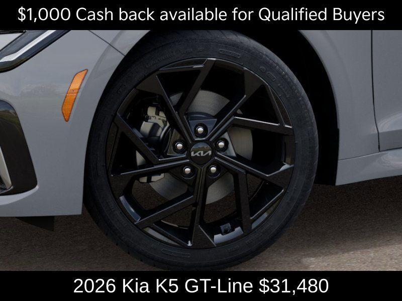 new 2026 Kia K5 car, priced at $31,480