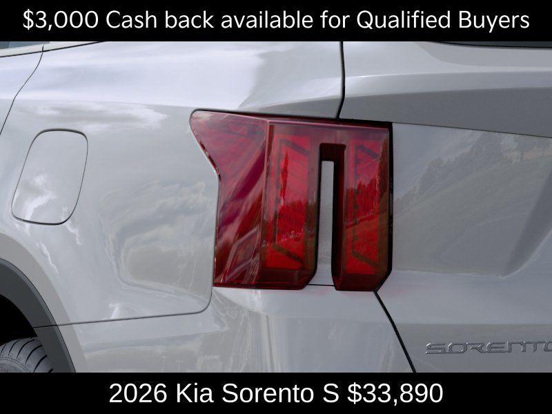 new 2026 Kia Sorento car, priced at $33,890