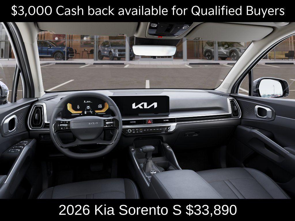 new 2026 Kia Sorento car, priced at $33,890