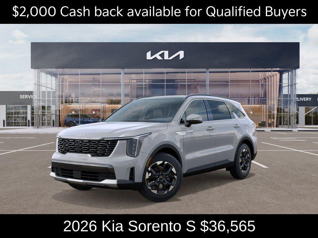 new 2026 Kia Sorento car, priced at $36,565