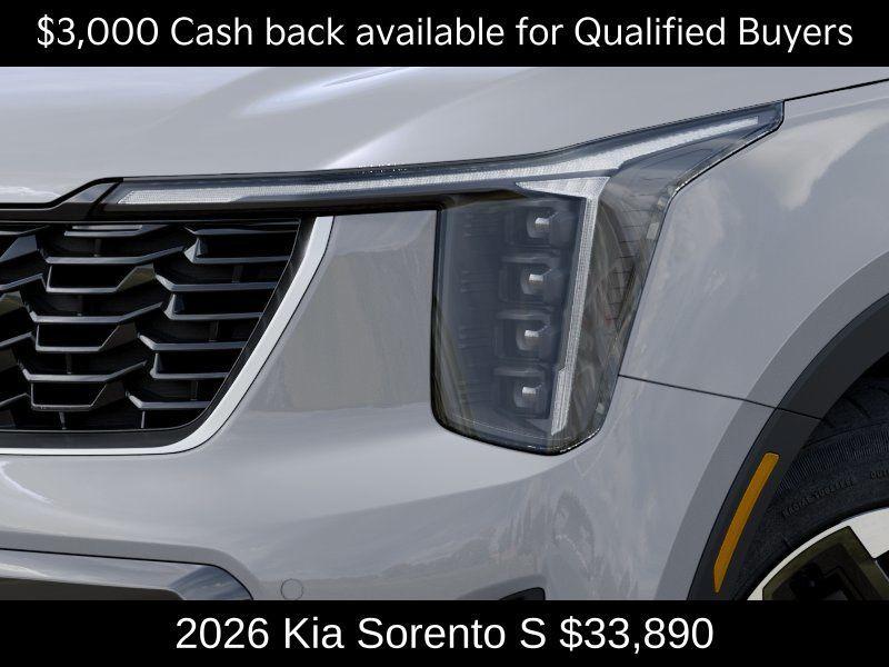new 2026 Kia Sorento car, priced at $33,890