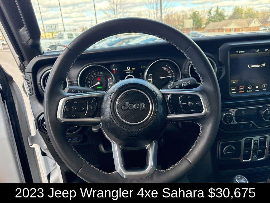 used 2023 Jeep Wrangler 4xe car, priced at $30,675