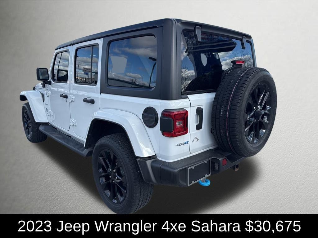 used 2023 Jeep Wrangler 4xe car, priced at $30,675