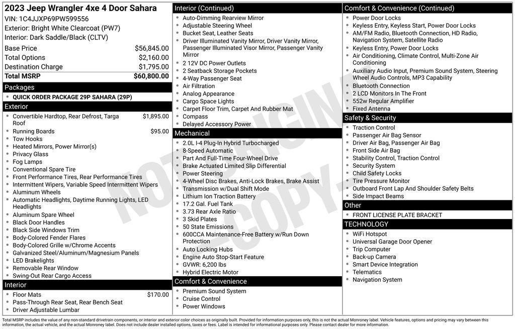 used 2023 Jeep Wrangler 4xe car, priced at $30,675