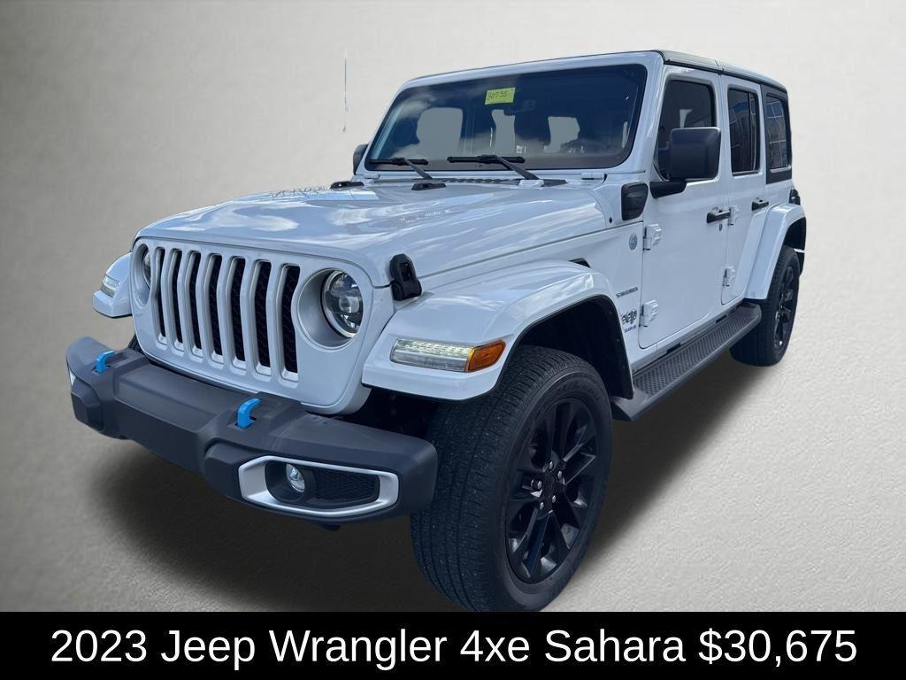 used 2023 Jeep Wrangler 4xe car, priced at $30,675
