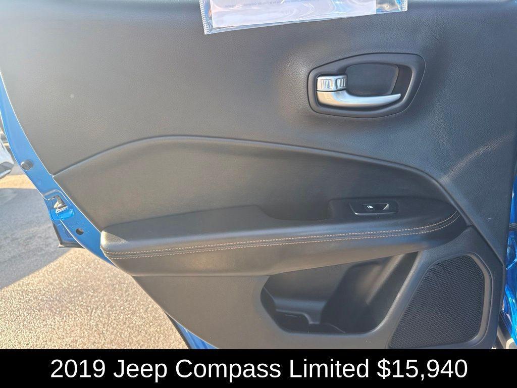 used 2019 Jeep Compass car, priced at $15,940